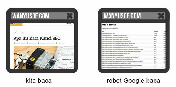 google baca sitemap