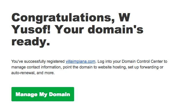 manage domain