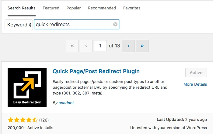 plugin quick redirect