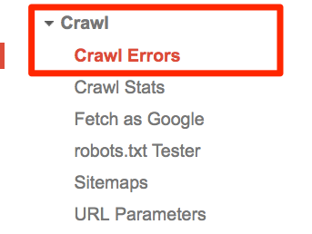 crawl errors