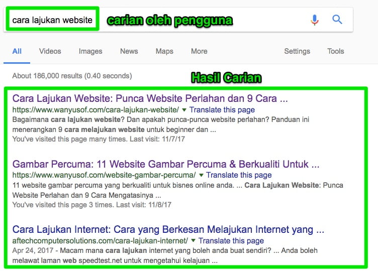 cara bina website sendiri