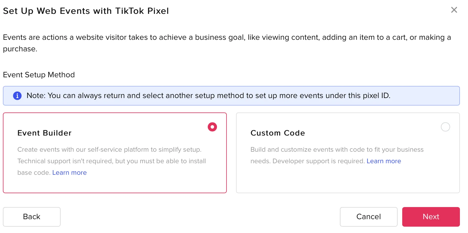cara buat tiktok ads - event builder cara buat tiktok ads - event builder