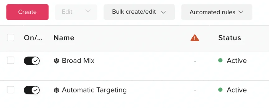 broad vs automatic targeting broad vs automatic targeting