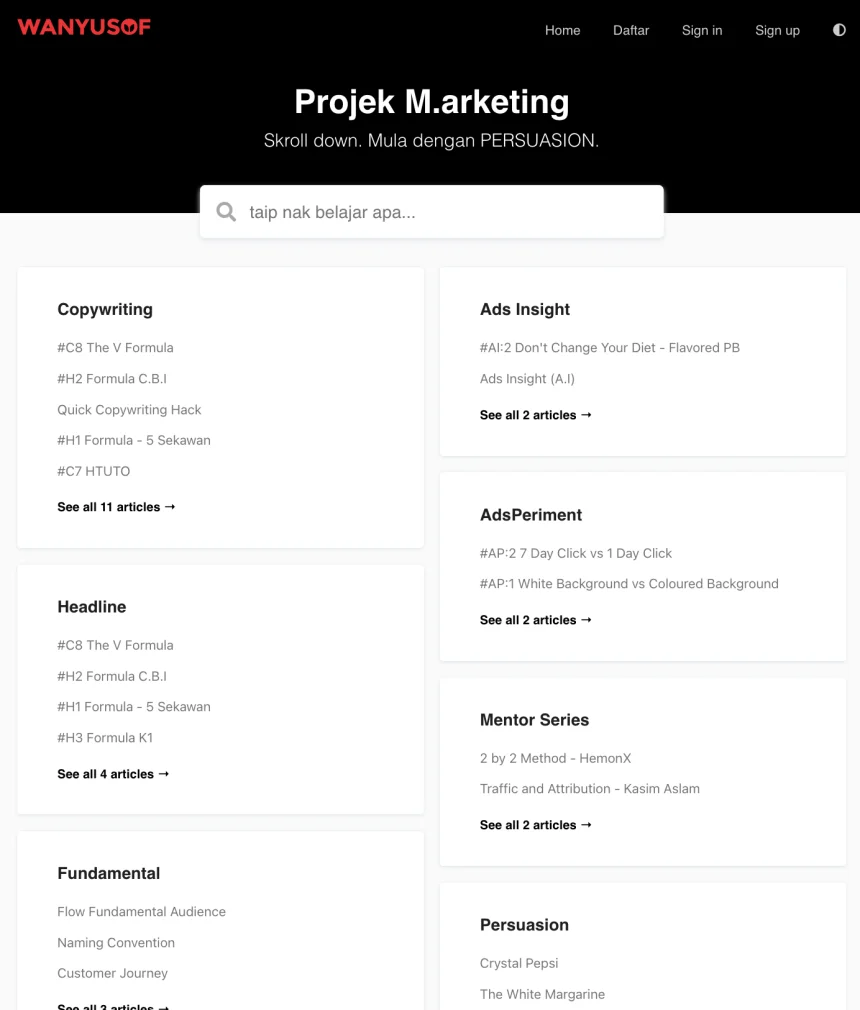 projek M projek M